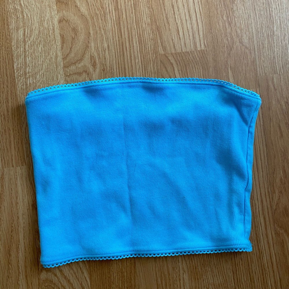 Blue tube top from PacSun
